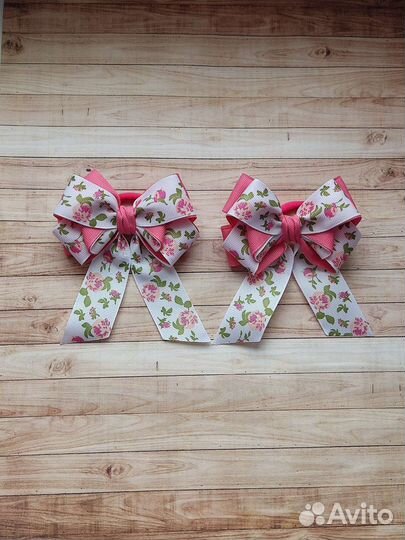 Банты для волос на резинке