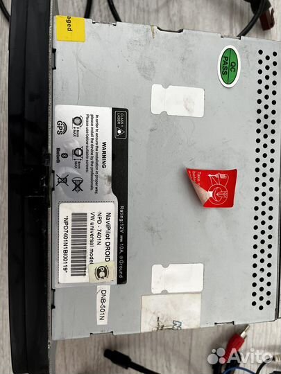 Автомагнитола volkswagen navipilot droid npd 7401n