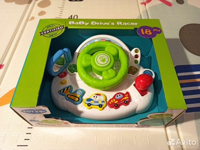 Интерактивный музыкальный руль Baby drives Racer