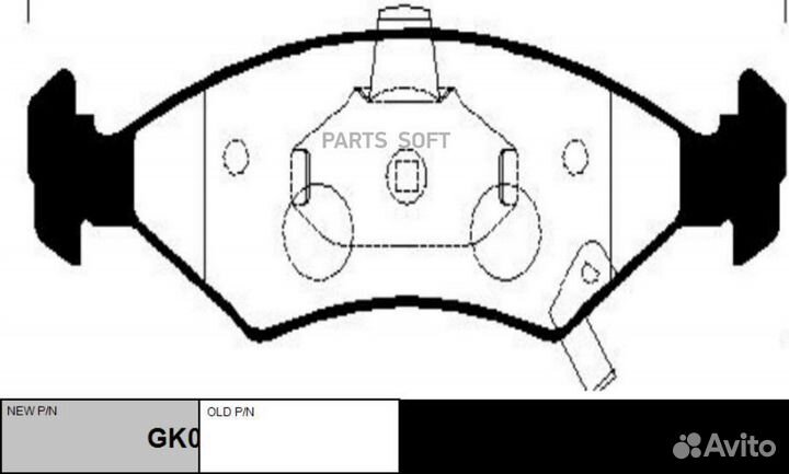 CTR ckkk-22 Колодки торм. (новый арт. GK0528)