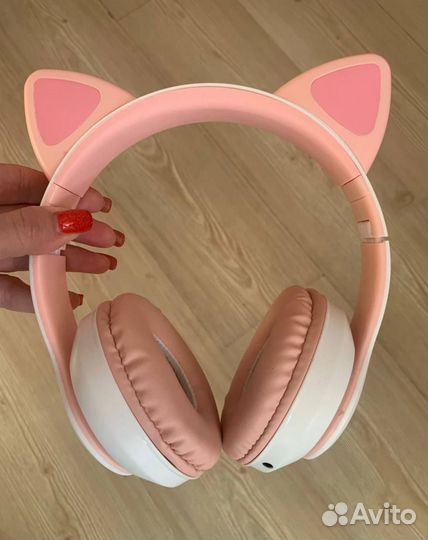 Наушники беспроводные с ушками блютуз