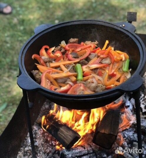 Казан чугунный узбекский