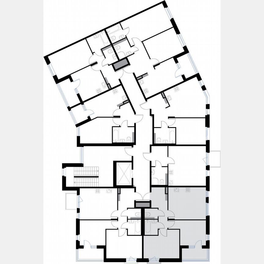 2-к. квартира, 52,3 м², 3/3 эт.