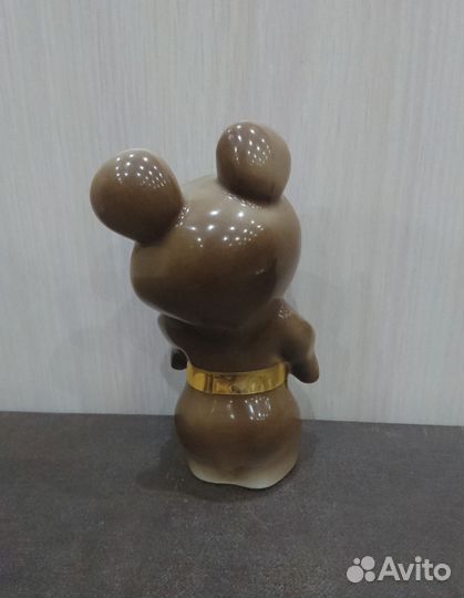 Олимпийский Мишка (Дулево) фарфор статуэтка 13 см