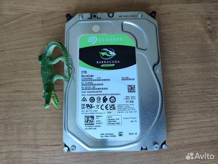 Жесткий диск Seagate Barracuda 2тб Новый