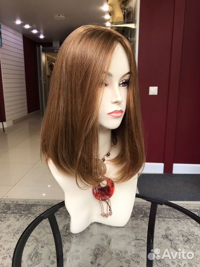 Парик на шёлке из натуральных волос