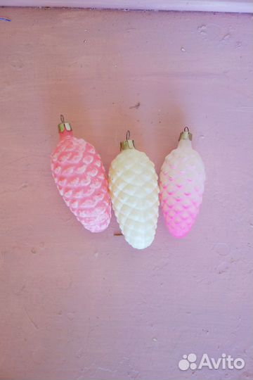 Елочные игрушки шишки, разные, несколько лотов