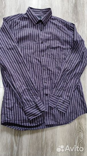 Рубашка Reserved фиолетово-розовая р.42