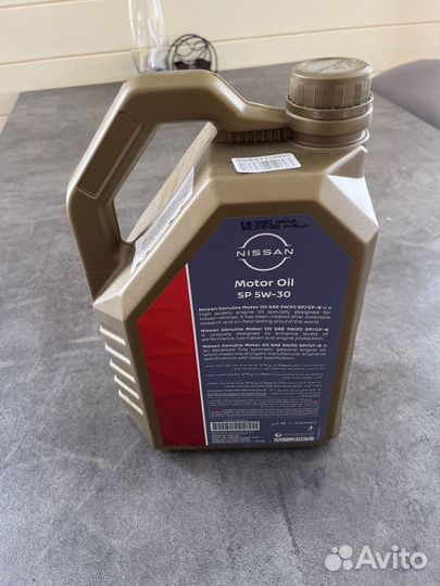 Nissan Масло моторное Genuine Motor Oil 5W-30