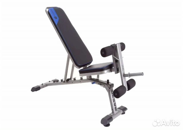 Скамья для жима и пресса, штанга, стойка