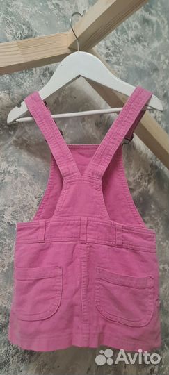 Вельветовый сарафан 92