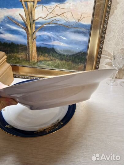 Тарелки ваза солонка голубка