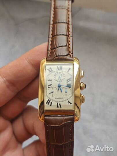 Cartier Tank Americaine 18K Gold