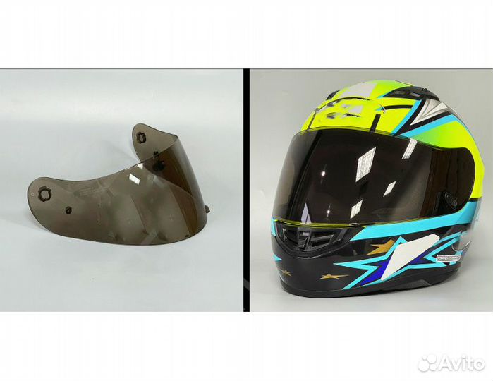 Визор для шлема HJC CL-15 16 17 TR-1, темный