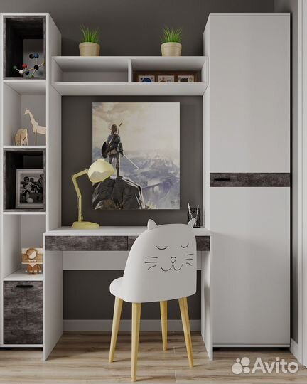 Стол письменный modul 1000 с выдвижным ящиком