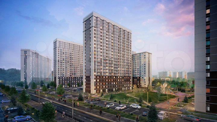 4-к. квартира, 56,4 м², 13/22 эт.