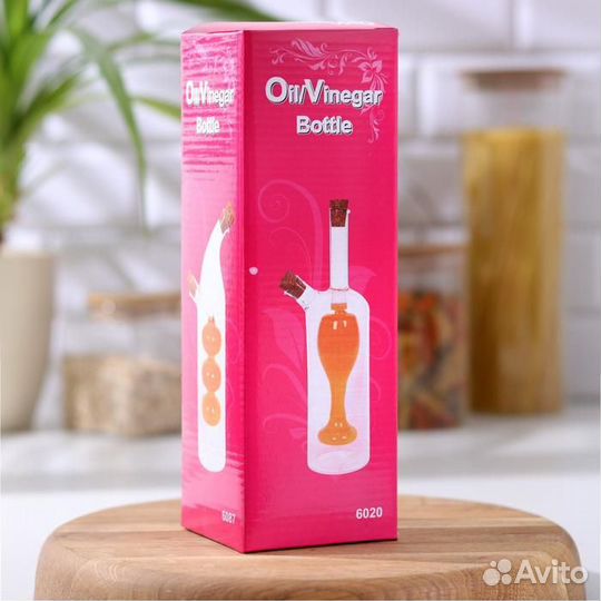 Бутыль стеклянная для соусов и масла 2 в 1 «Фьюжн