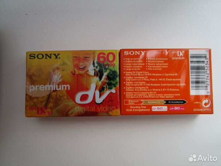 Кассеты Mini dv Sony новые