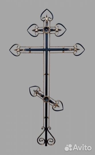 Кованый крест на могилу К3