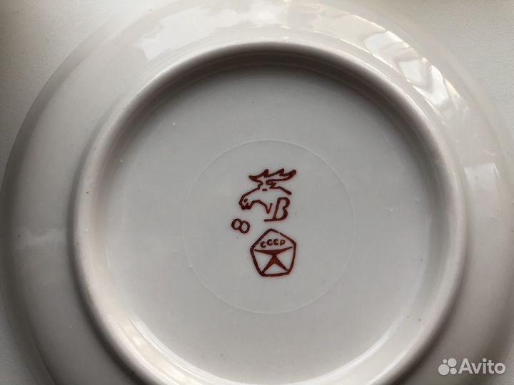 Чайные чашки с блюдцами СССР