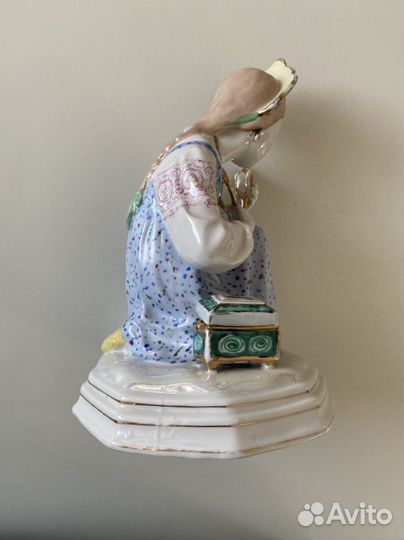 Статуэтка Малахитовая шкатулка, Дулёво