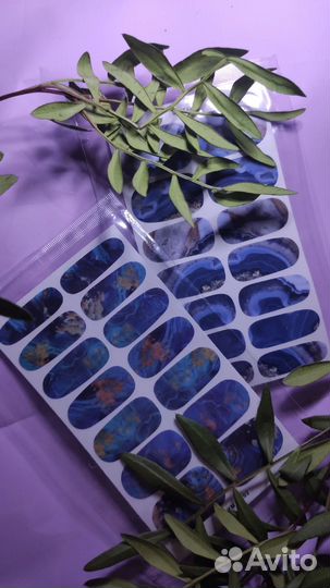 Маникюр наклейки