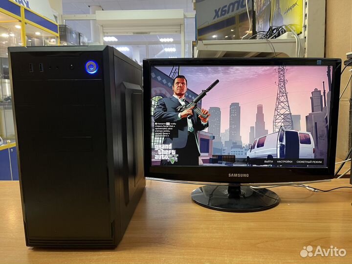 Пк для работы и игр Core i5-6400 / GT 1030 +16игр