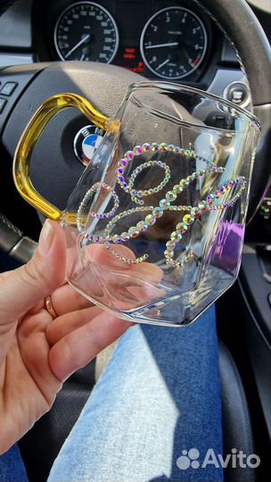 Кружка со стразами