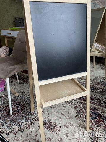 Доска мольберт детский деревянный