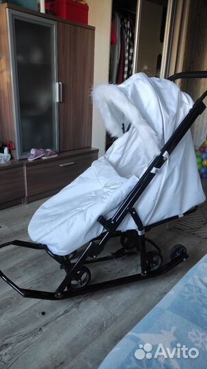 Детские санки коляска