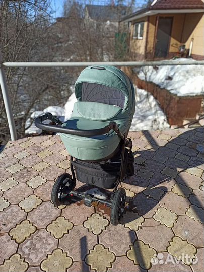 Коляска 2 в 1 indigo special эко кожа