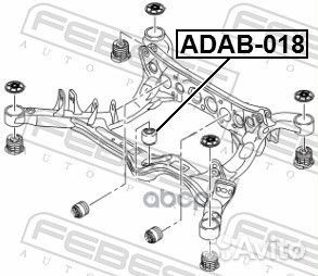 Сайлентблок задн балки (гидравл) audi A4 avant