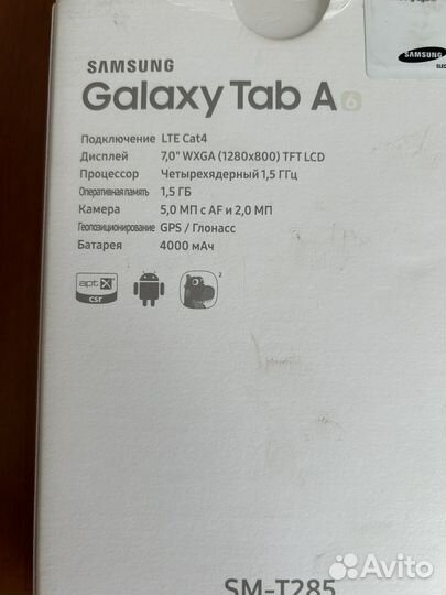 Samsung galaxy tab a6 lte