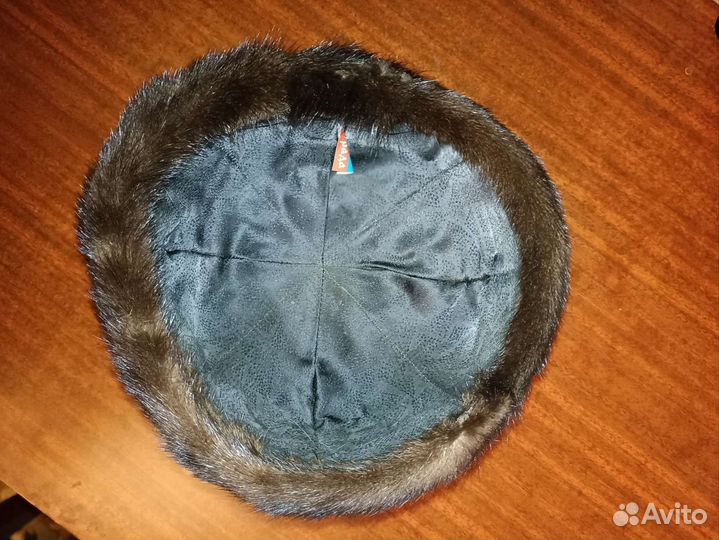 Норковая шапка мужская