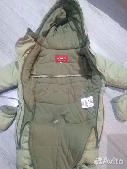 Зимний комбинезон на 9-12 месяцев