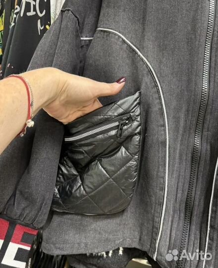 Джинсовая курточка еврозима на 56/58