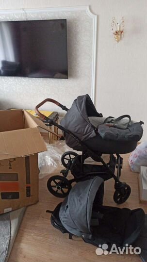 Коляска трансформер. сумка для мамочки