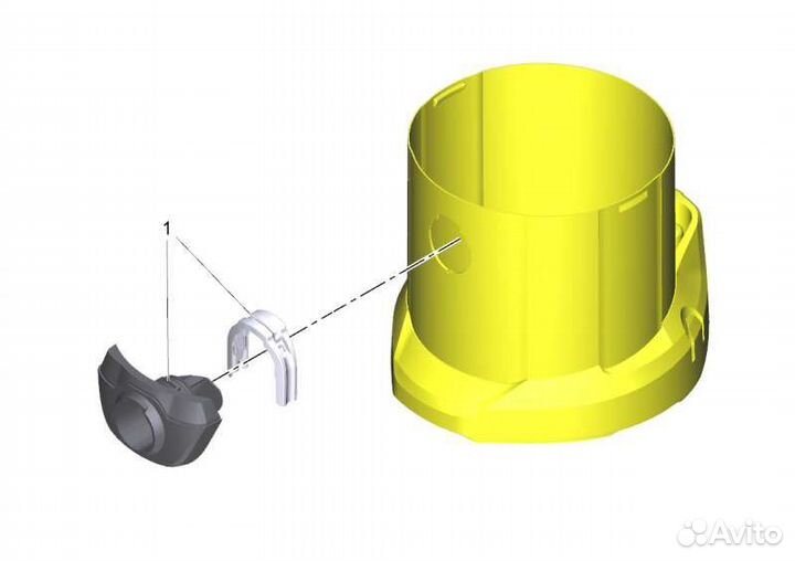 Запчасть karcher WD 3 Battery (1.629-910.0)