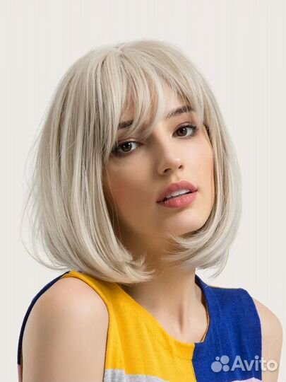 Парик блонд каре