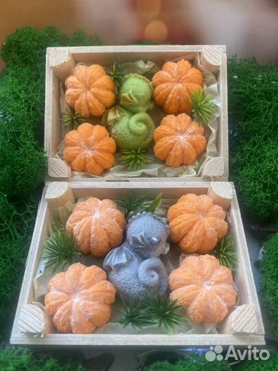 Подарок на Новый Год. Набор сувенирного мыла