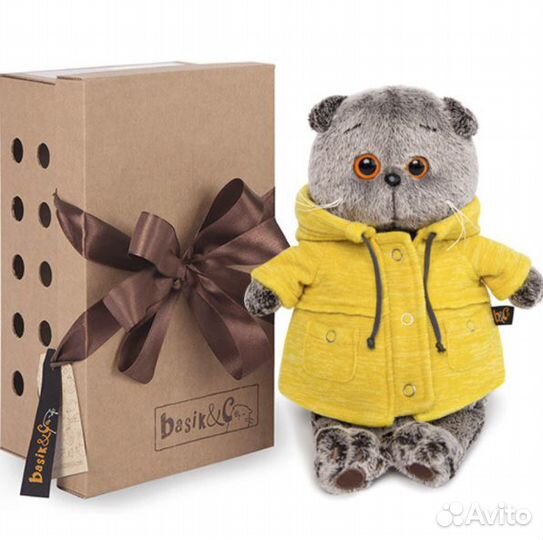 Мягкая игрушка «Басик», в жёлтой куртке B&Co, 19