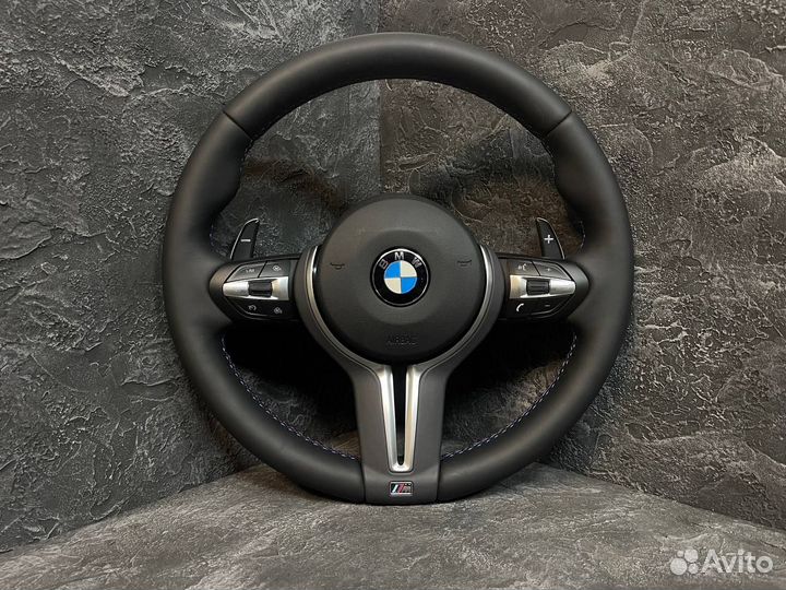 Рули BMW F серии. Строчка, подогрев, карбон Арт А155727786