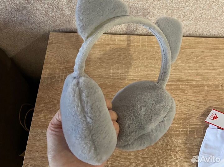 Меховые наушники