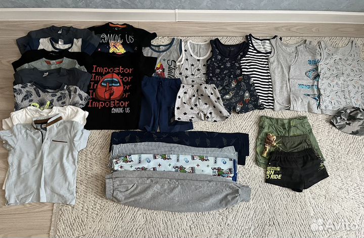 Пакет вещей на мальчика 5-7 лет