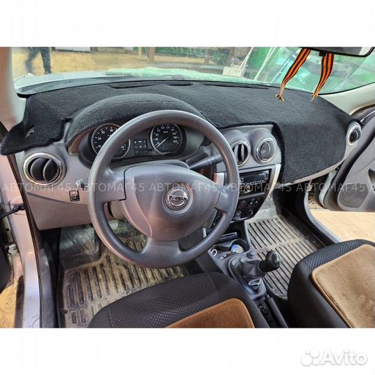 Накидка на панель Nissan Almera G15 2012-2019 карп