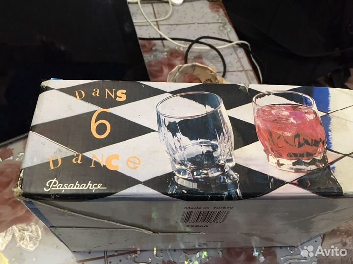 Абсолютно новый набор стаканов для виски