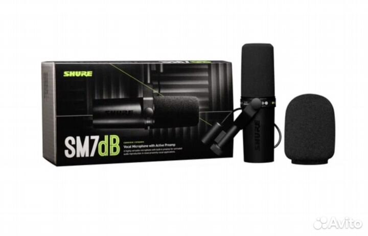 Shure sm7db Студийный Микрофон В наличии Новый
