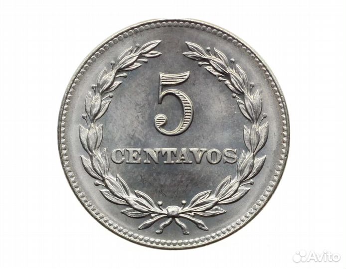 5 Сентаво 1977 г. Сальвадор
