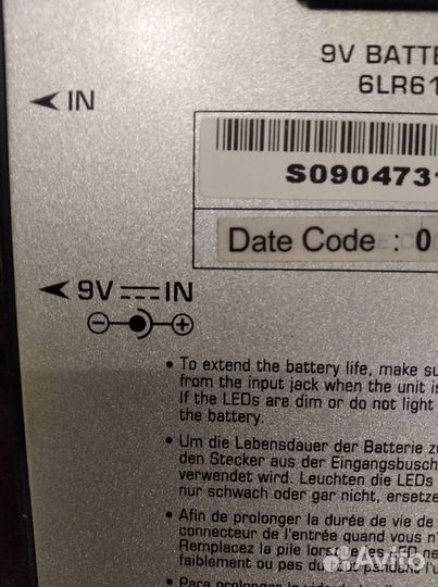 Behringer hell-babe HB01 педаль