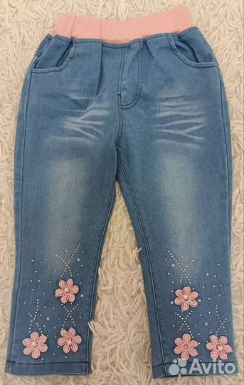 Джинсовый костюм для девочки